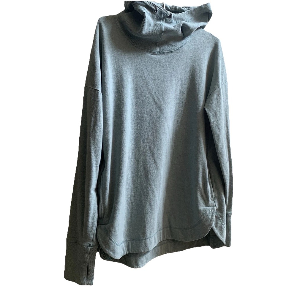 Sweaty Betty London Escape Luxe Fleece Funnel Neck Hoodie Womens (teal/aqua SZ-M